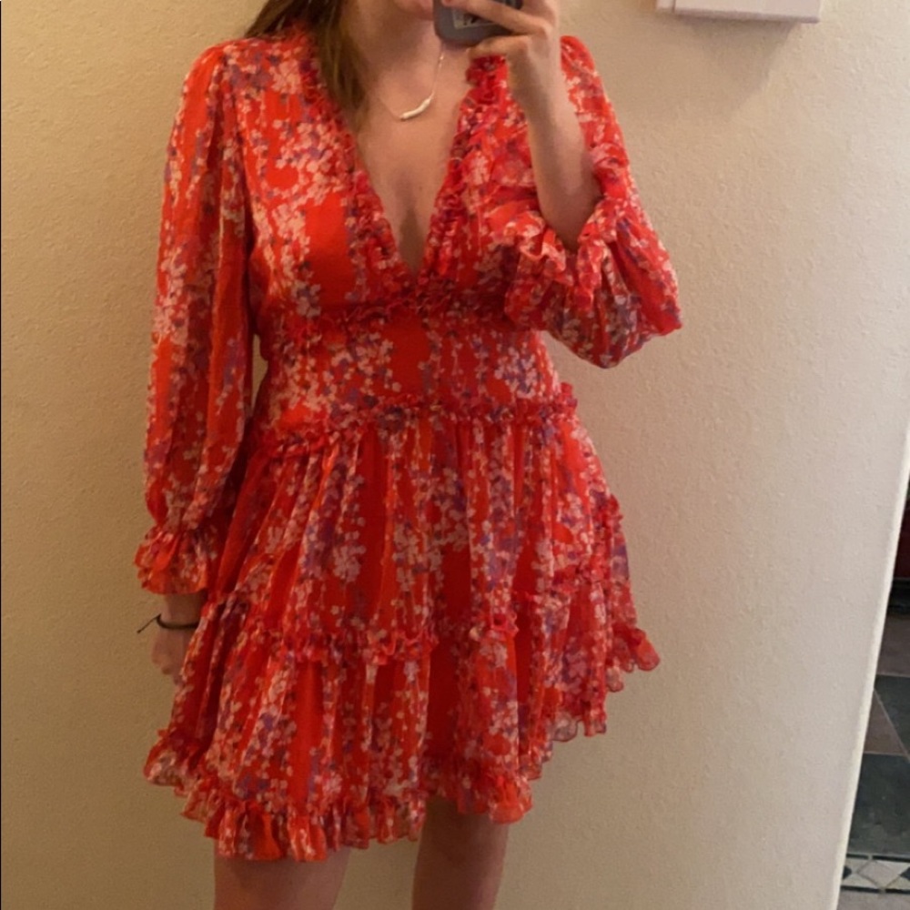 Red dress